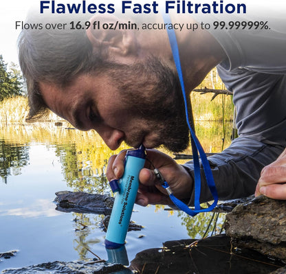 Mini Portable Water Filter Straw for Outdoor Camping